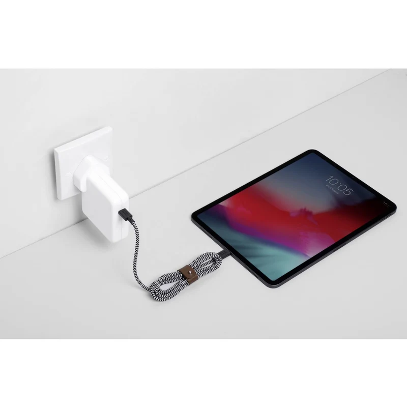 Native Union Belt-Cable USB-C to USB-C 1.2m Zebra