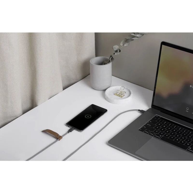 Native Union Belt-Cable USB-C to USB-C 1.2m Zebra