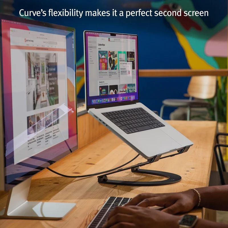 Twelve South Curve Flex Aluminium Ständer für MacBook (weiß)