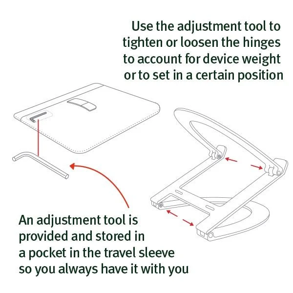 Twelve South Curve Flex Aluminium Ständer für MacBook (weiß)