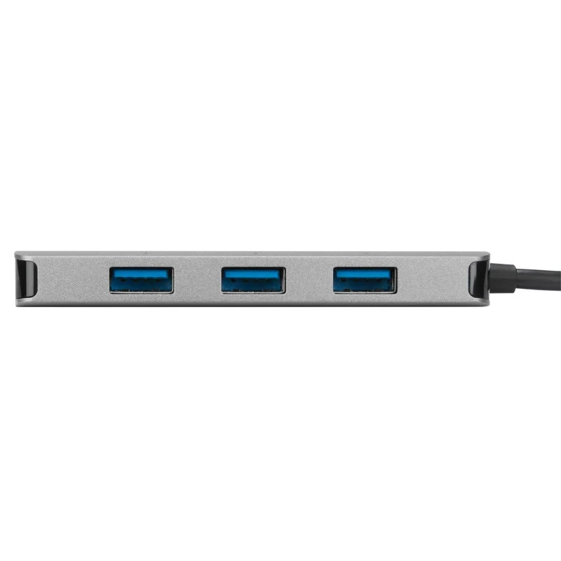 4-in-1 USB-C Port auf USB-A 3.0 Ports kompatibel mit Windows®, MacOS® und Chromebook