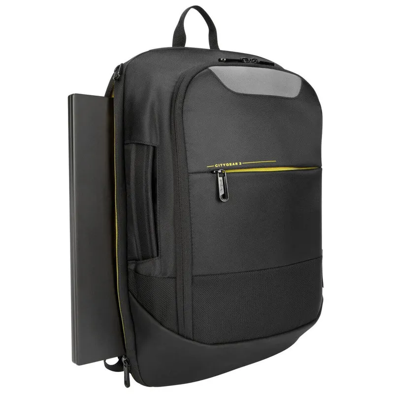 14-15,6" CityGear Convertible Multi Fit Rucksack – Schwarz