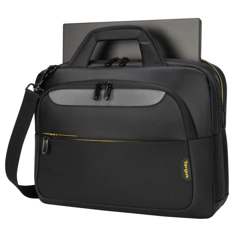 CityGear 12-14" Topload Notebook-Tasche – Schwarz