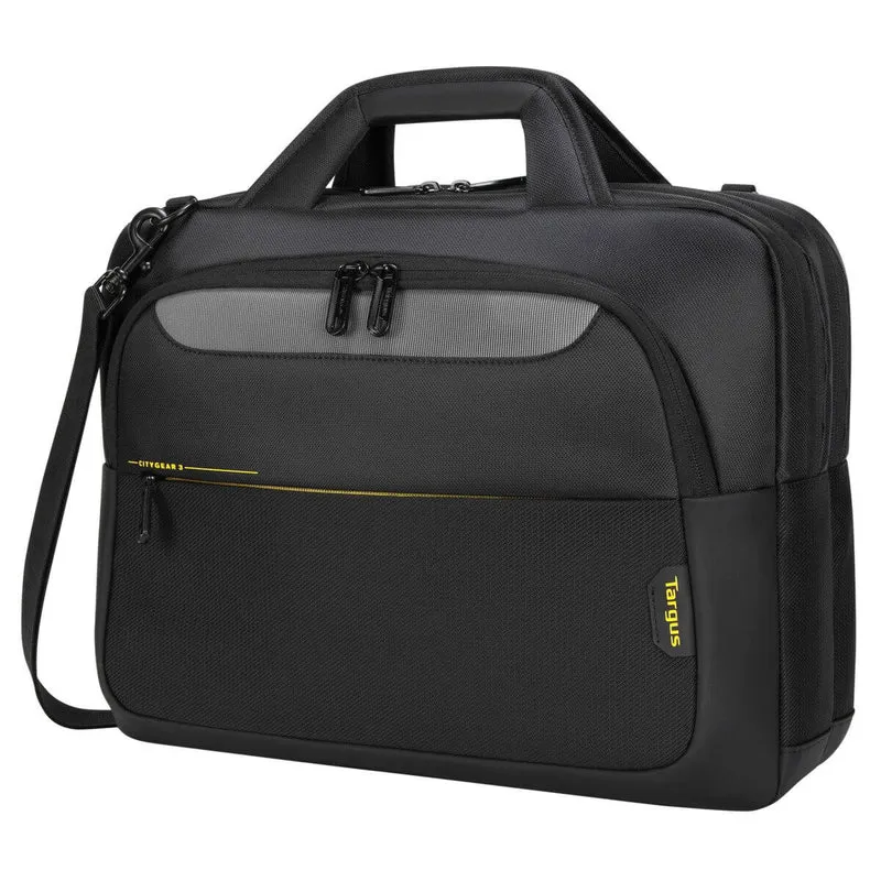 CityGear 12-14" Topload Notebook-Tasche – Schwarz