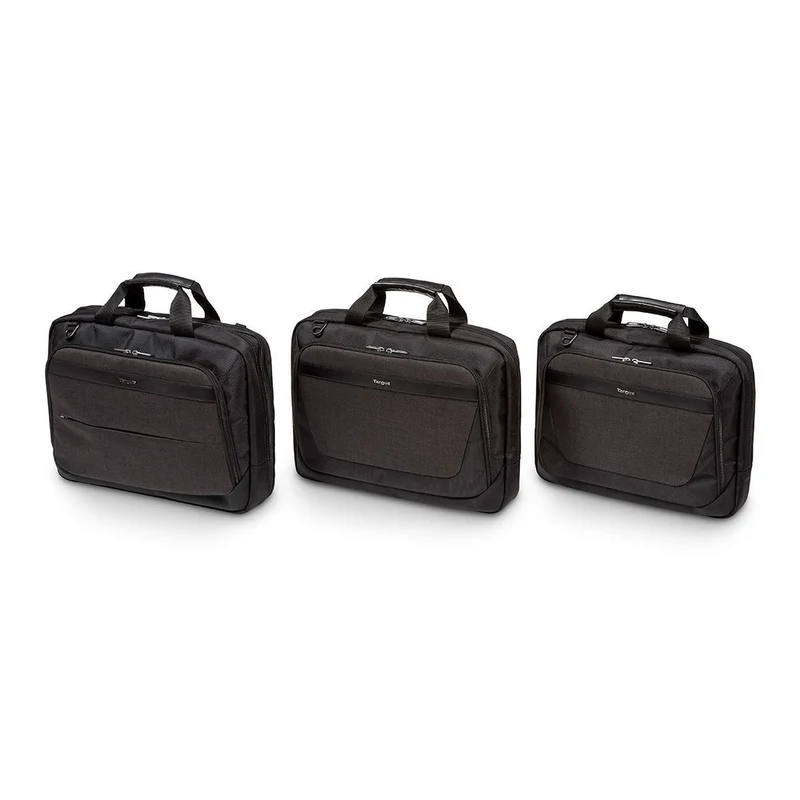 CitySmart 14,15,15,6" Slimline Topload Notebooktasche – Schwarz/Grau