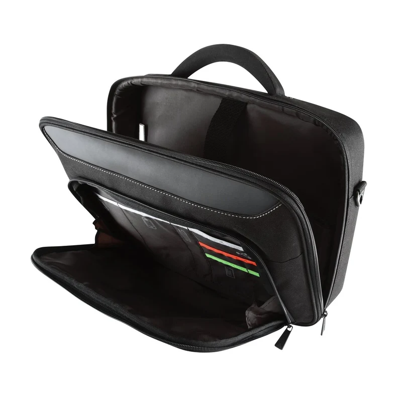 Classic+ Clamshell Case 14" - Schwarz/Rot