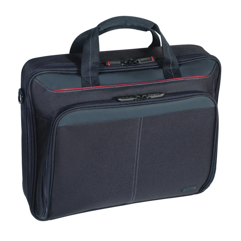 Classic+ Clamshell Case 14" - Schwarz/Rot