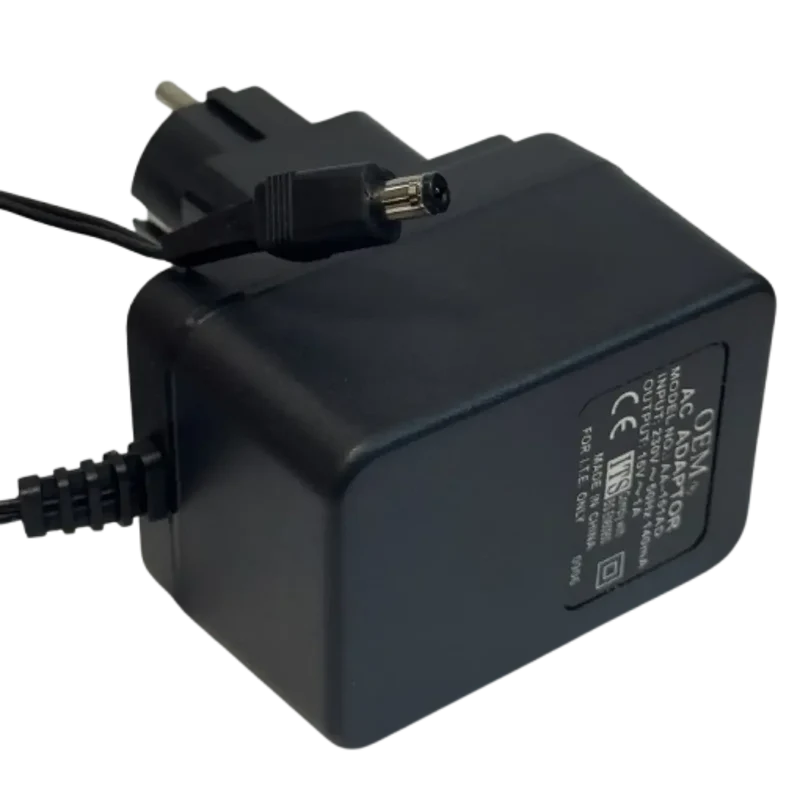 Transformateur AC/AC 15V 1A 15W – Adaptateur Secteur 230V Sortie Alternatif Jack 5.5x2.1mm