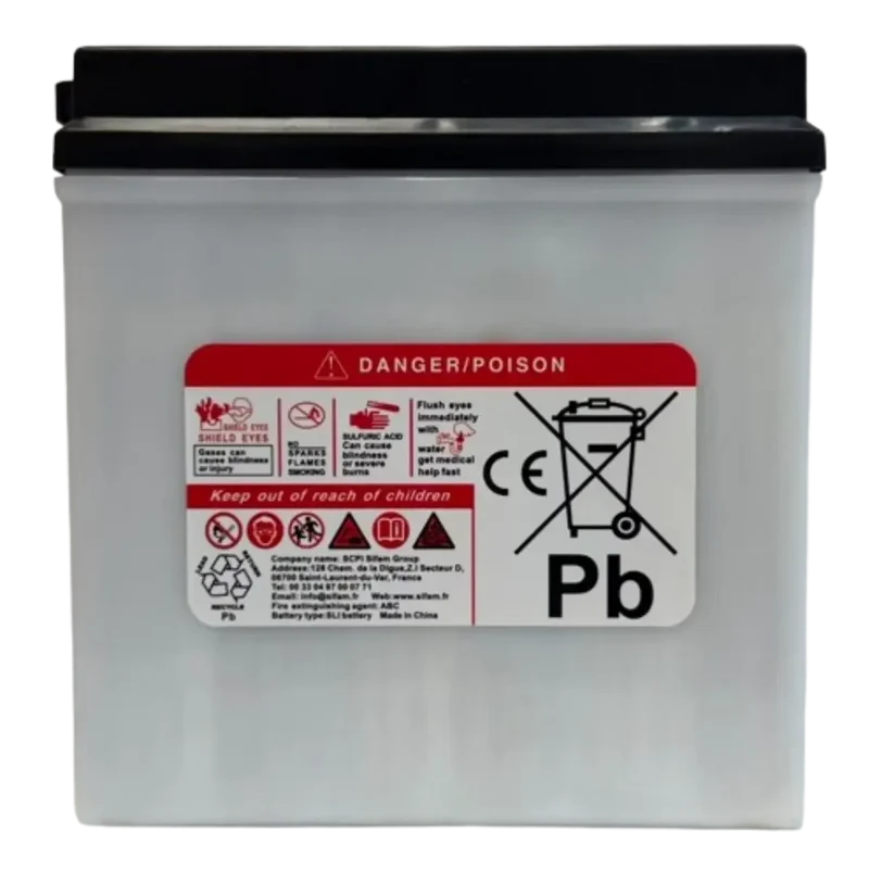 Batterie moto Kyoto 12N9-4B-1 12V 9Ah avec pack acide