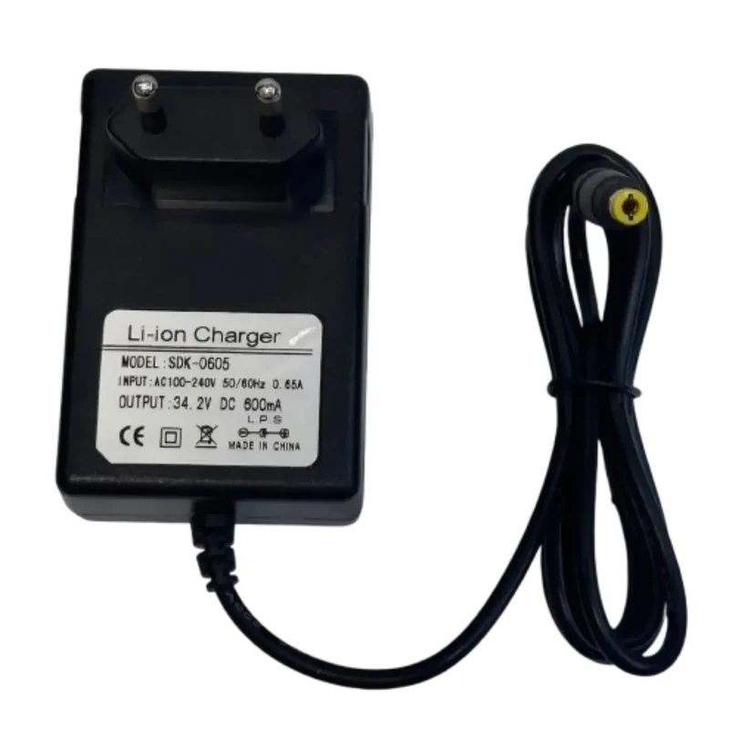 Chargeur Li-ion 34.2V 600mA 5.5x2.5mm