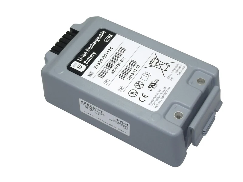 Physio Control Original Li Ion Akku Defibrillator Lifepak LP15 - 10,8 V 6000 mAh 140x70x43 mm