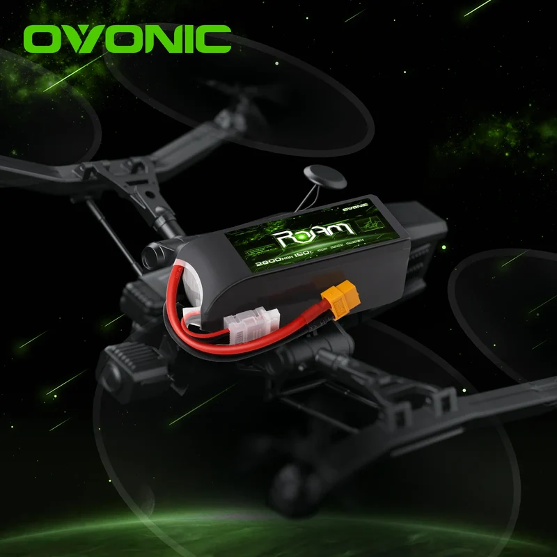 OVONIC Roam Serie 22,2V 2800mAh 150C 6S LiPo-Akku mit XT60-Anschluss (2 st.)