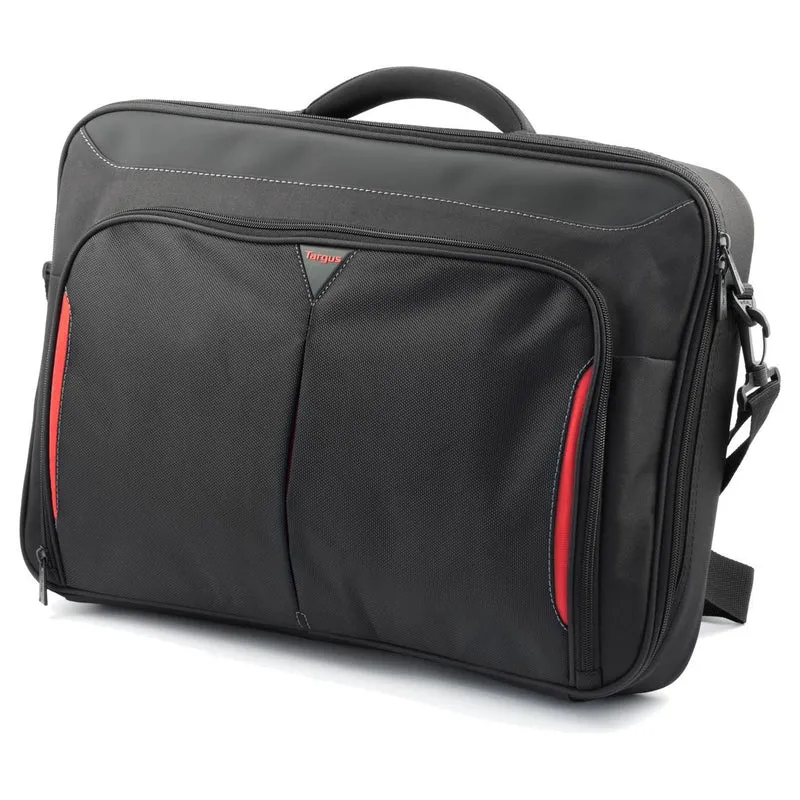 Classic+ Clamshell Case 17-18" - Schwarz/Rot