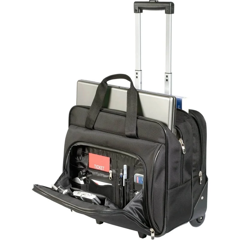 Executive Rollkoffer 15,6" - Schwarz