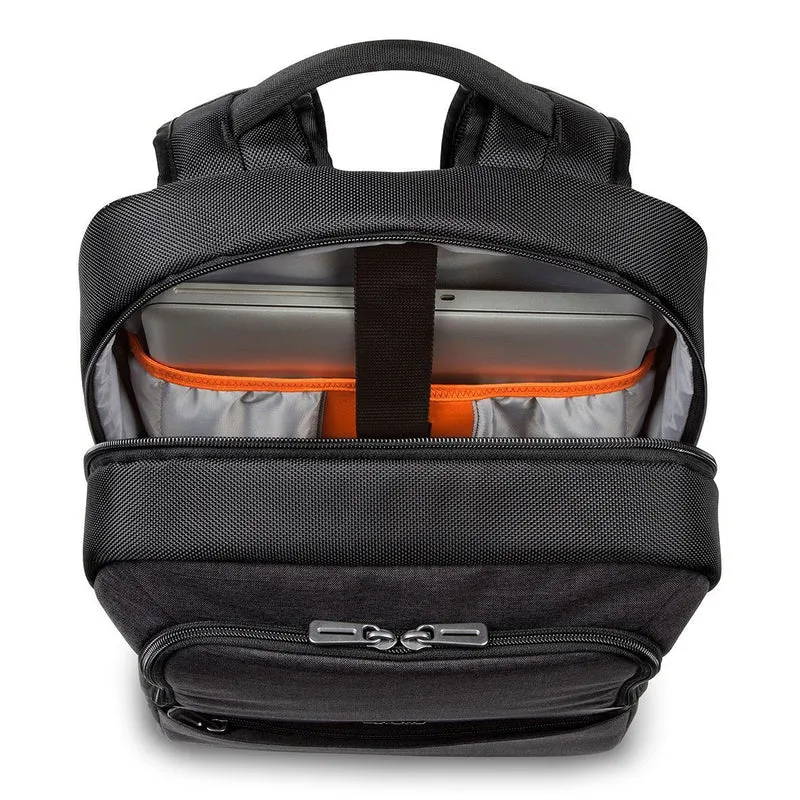 CitySmart 12,5 13 13,3 14 15 15,6" Essential Notebook-Rucksack – Schwarz/Gru