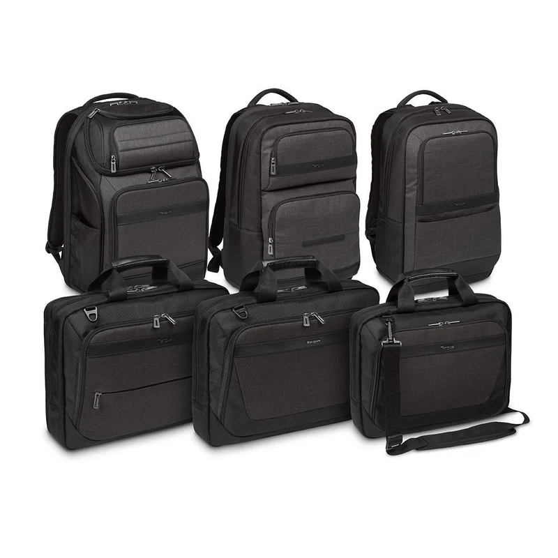 CitySmart 12,5 13 13,3 14 15 15,6" Essential Notebook-Rucksack – Schwarz/Gru
