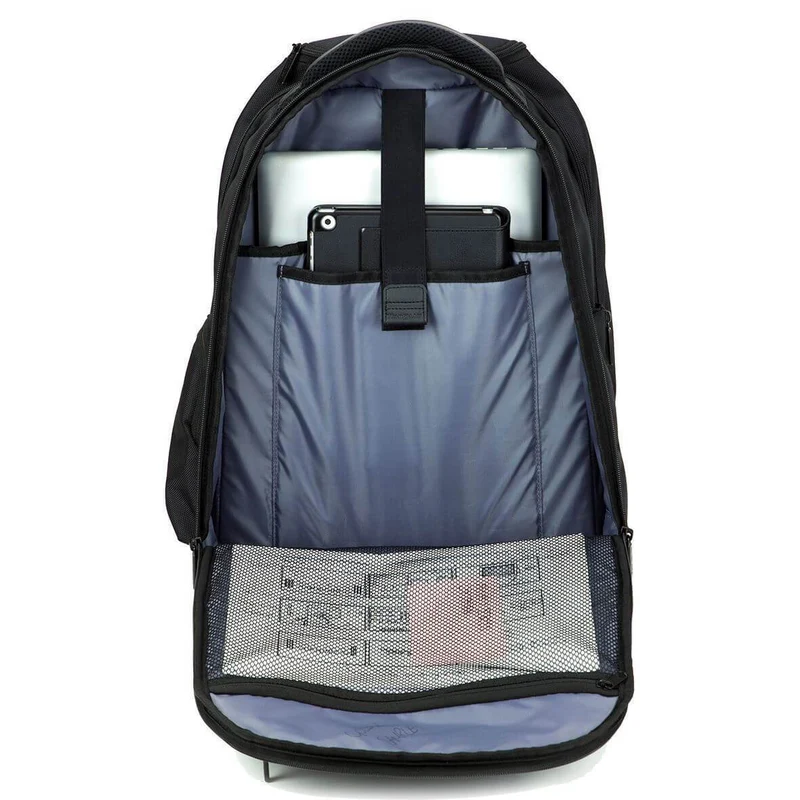 15-15,6" Sport Laptop Rucksack mit Rollen - Schwarz