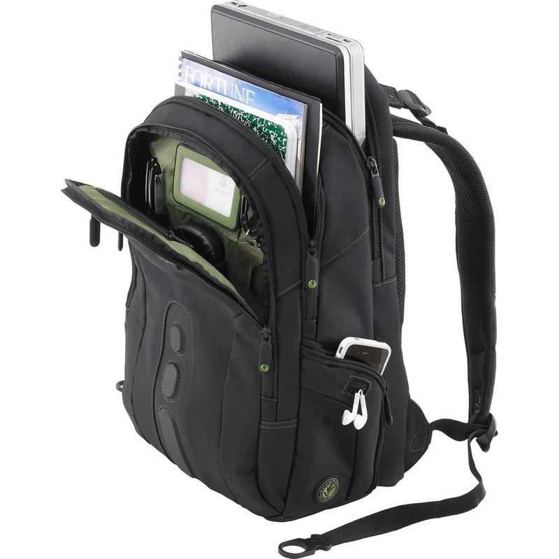 15,6" EcoSpruce Laptop Rucksack - Schwarz