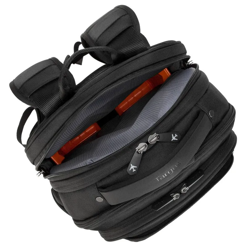15,6" Corporate Traveller Laptop Rucksack - Schwarz