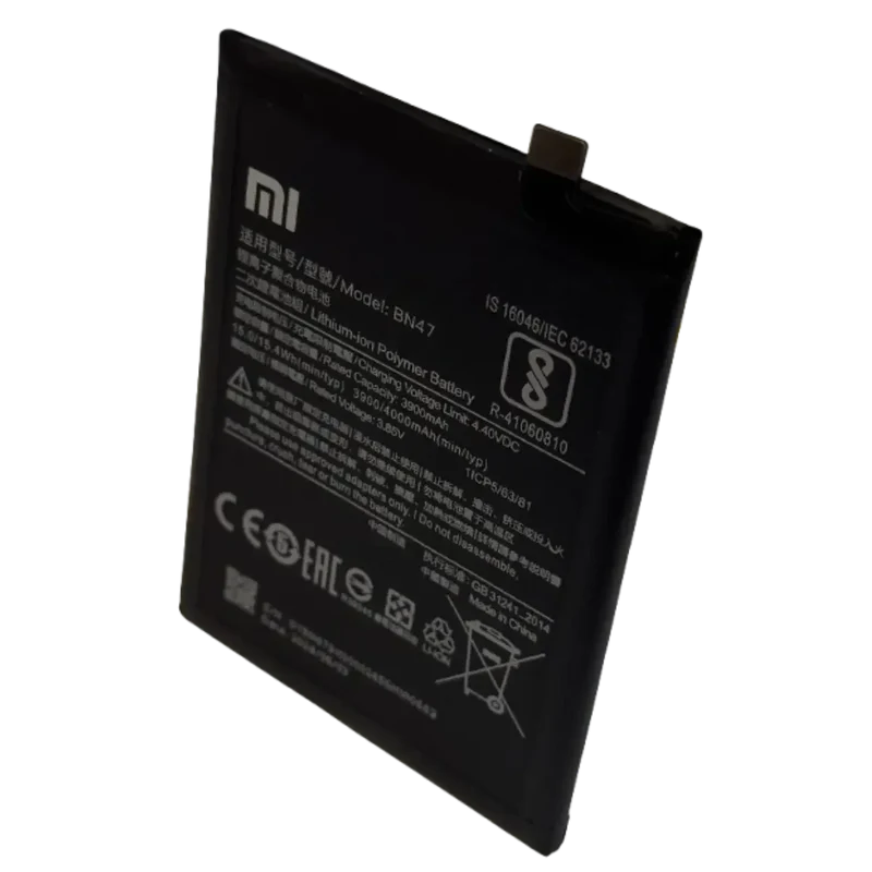Batterie BN47 d'origine Pour Xiaomi RedMi 6 Pro, Mi A2 Lite