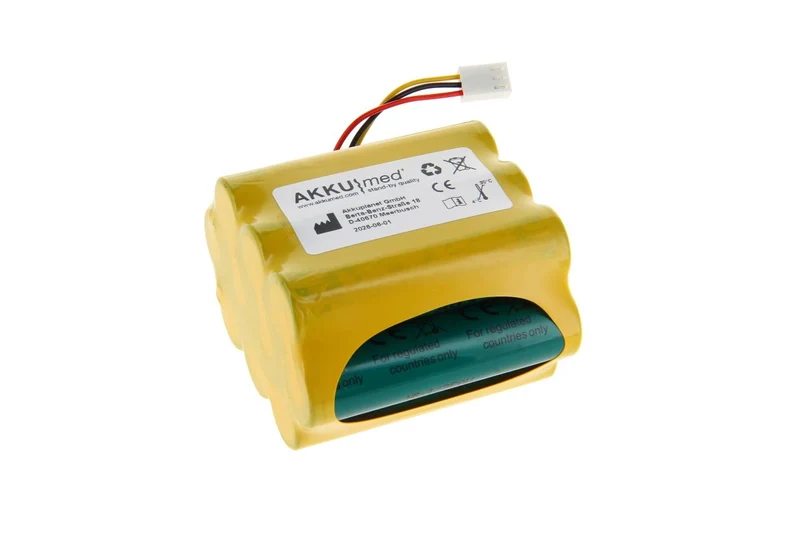AKKUmed NiMH Akku passend für Bard Ultraschall Bardscan Typ Portascan, PA-00149-00127, PA-00284 - 12 V 4500mAh 66,9x67,1x49,4 mm