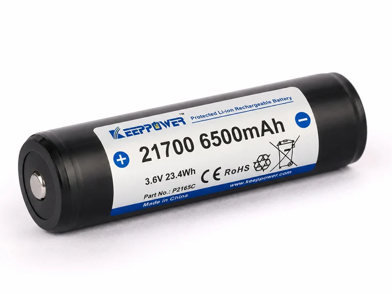 Keeppower P2165C 21700 Akku 6500mAh 3,6V - 3,7V PCB geschützt – 13A