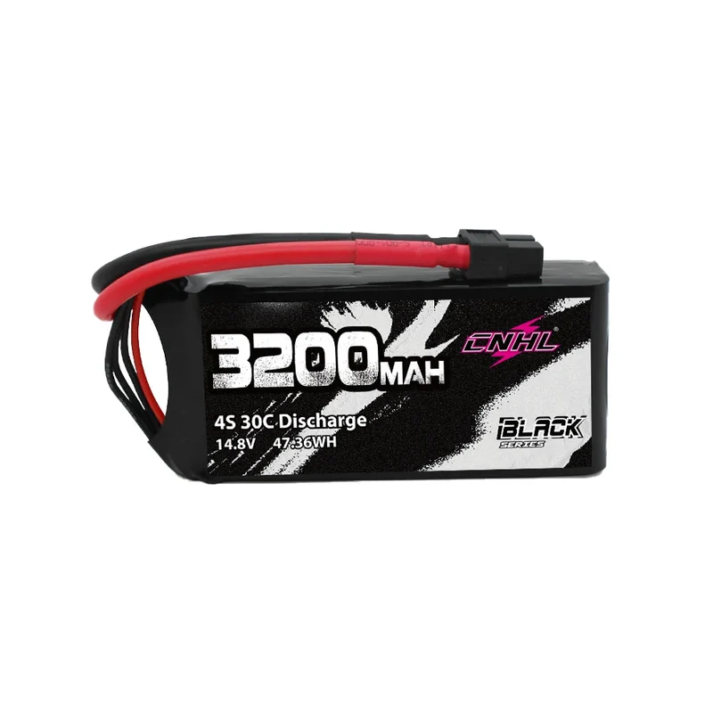 CNHL Black Series 3200mAh 14,8V 30C 4S Shorty LiPo-Akku mit XT60-Stecker
