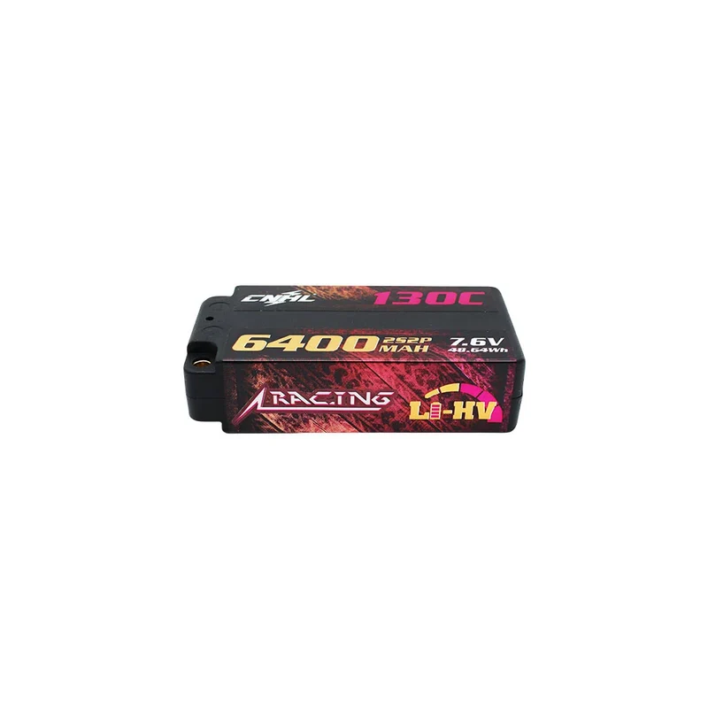 CNHL Racing Series LiHV 6400mAh 130C 2S 7,6V Shorty LiPo Akku Hardcase mit XT60