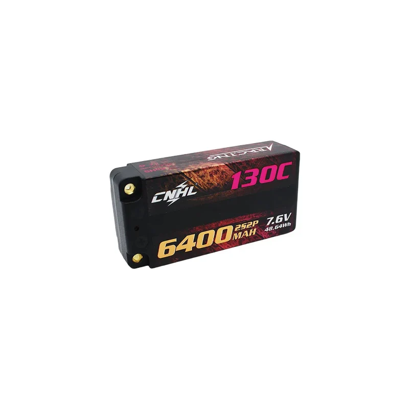 CNHL Racing Series LiHV 6400mAh 130C 2S 7,6V Shorty LiPo Akku Hardcase mit XT60