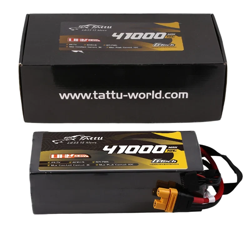 Tattu 41000mAh 6S 10C 23,7V UHV mit XT90S-F Stecker