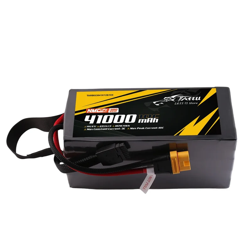 Tattu Semi-Solid State 380Wh/kg 41000mAh 10C 44,4V 12S1P LiPo-Akkupack mit AS150U-F-Stecker