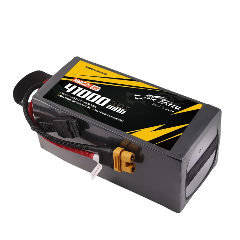 Tattu Semi-Solid State 380Wh/kg 41000mAh 10C 44,4V 12S1P LiPo-Akkupack mit AS150U-F-Stecker