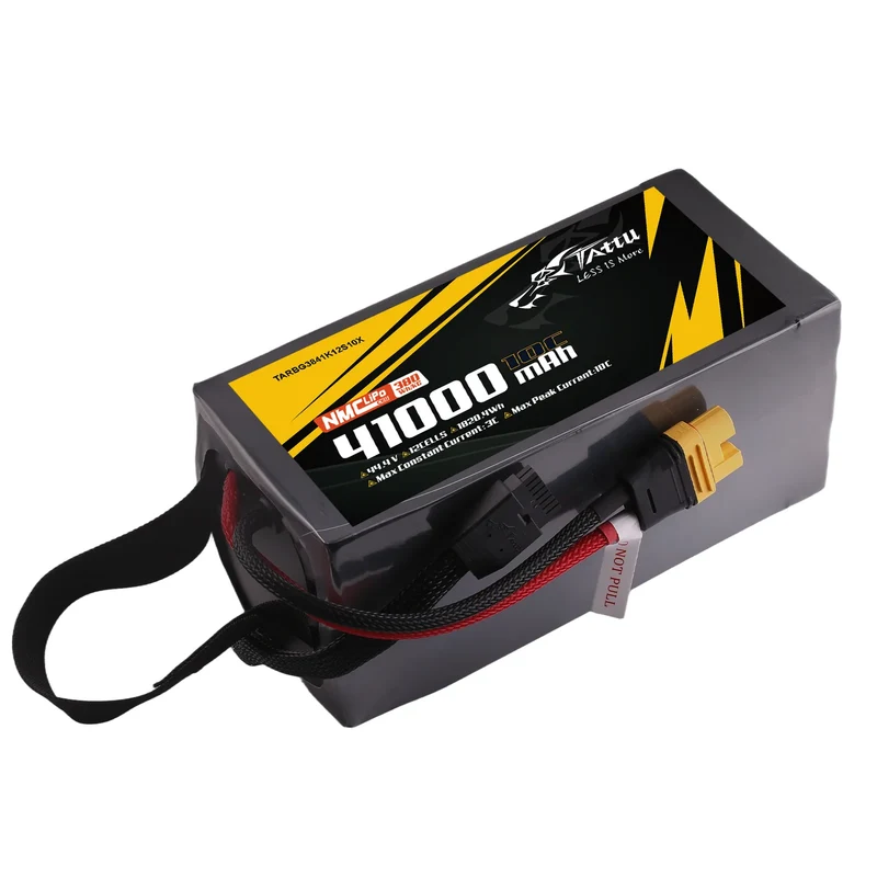 Tattu Semi-Solid State 380Wh/kg 41000mAh 10C 44,4V 12S1P LiPo-Akkupack mit AS150U-F-Stecker