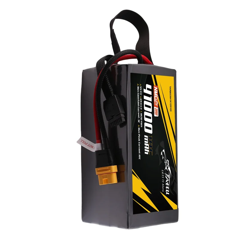 Tattu Semi-Solid State 380Wh/kg 41000mAh 10C 44,4V 12S1P LiPo-Akkupack mit AS150U-F-Stecker