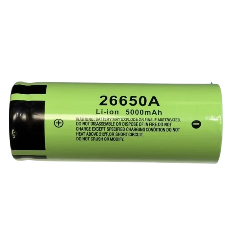 Accu 26650-A Li-Ion 3.6V 5000mAh avec languettes à souder