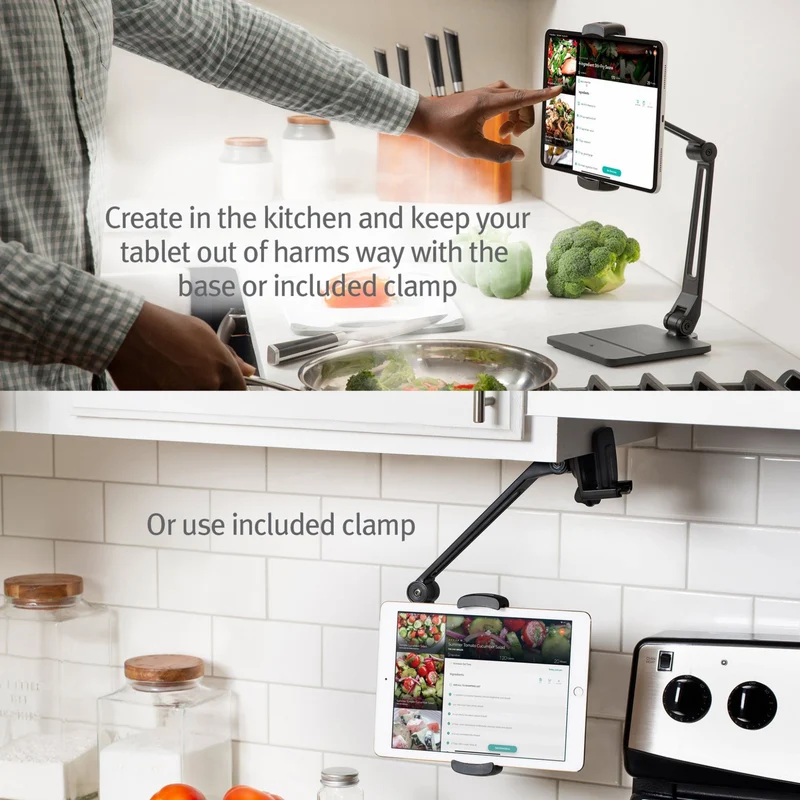 Twelve South HoverBar Duo, justierbare Halterung für iPad & iPhone (schwarz)