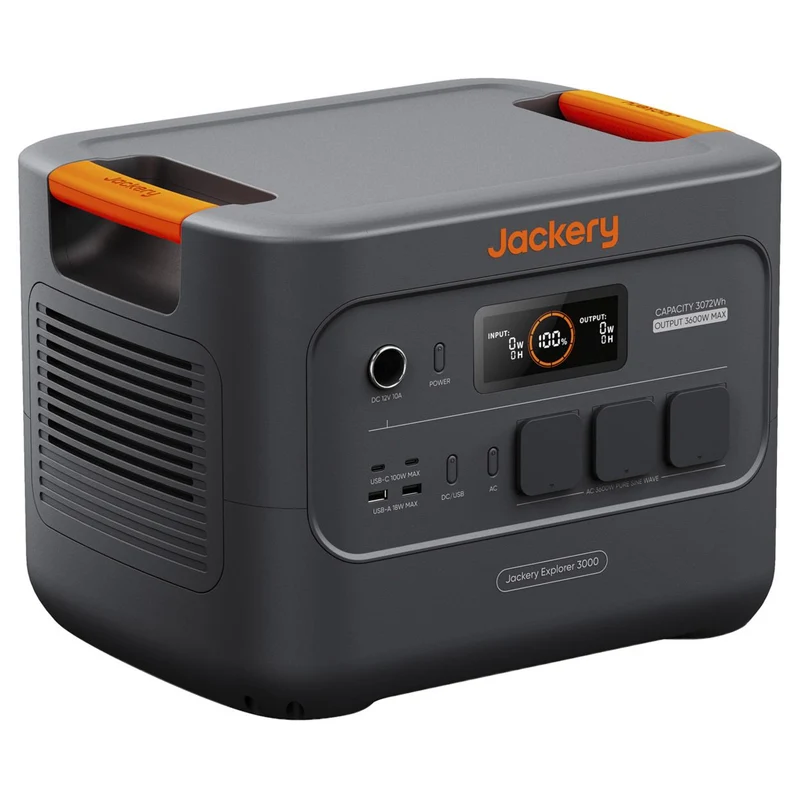 Jackery Explorer 3000 v2 Powerstation 3072 Wh, 3600 W, LiFePO4-Akku
