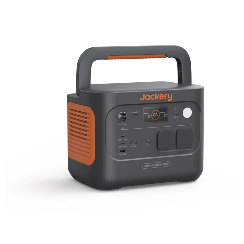 Jackery Explorer 1000 v2 Powerstation 1070 Wh, 1500 W, LiFePO4-Akku und USV-Funktion