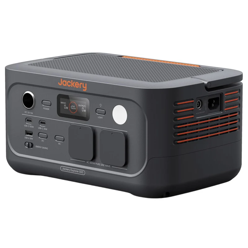 Jackery Explorer 500 v2 EU Powerstation 512 Wh / 500 W mit LiFePO4-Akku