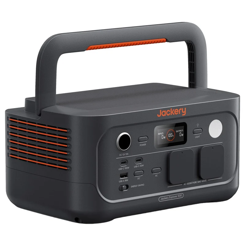 Jackery Explorer 500 v2 EU Powerstation 512 Wh / 500 W mit LiFePO4-Akku