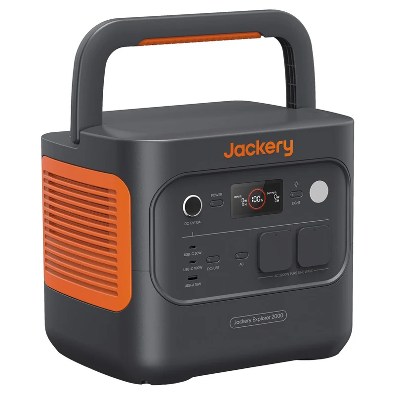 Jackery Explorer 2000 v2 Powerstation 2042 Wh / 2200 W mit LiFePO4-Akku