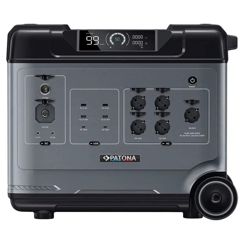 Patona Platinum Powerstation Autarc 5000 – 5120 Wh, 2200W, 230V