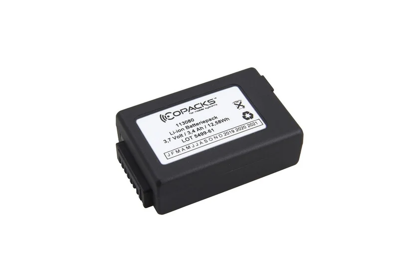 CoPacks Li-Ion Akku passend für Psion-Teklogix 7525 Workabout Pro - WA3006 - 3,7 V 3400mAh 57x36x18,5 mm