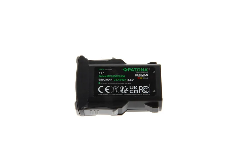 CoPacks Li Ion Akku passend für Zebra MC9300 BTRY-MC93-STN-01 - 3,6 V 6800 mAh 75,5x54,2x22,6 mm