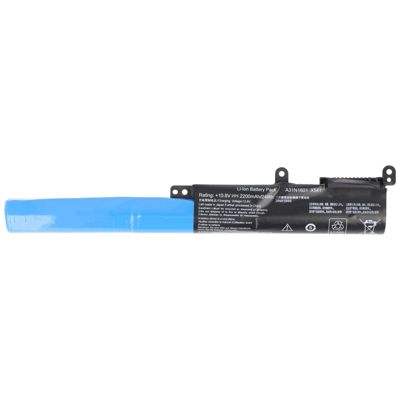 AccuCell Akku passend für Asus VivoBook max. X541SC-1A, VivoBook max. X541SC-1C, 0B110-00440000, A31LP4Q, A31N1601 10,8 Volt 2200mAh