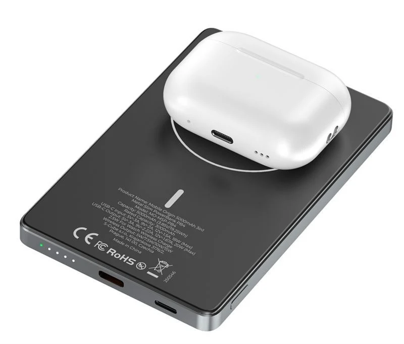 Mobile Origin Magsafe Powerbank mit Watch Charger - Space Grau