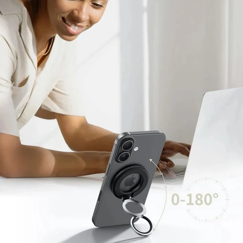 Tech Protect MagSafe iPhone Halter mit Standfunktion - Schwarz