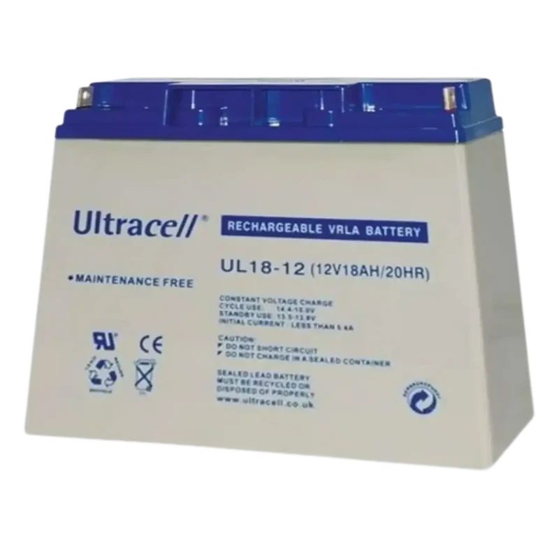 Batterie AGM 12V 18Ah ULTRACELL UL18-12 – VRLA Étanche Bornes M5 F18 – Remplace NP17-12