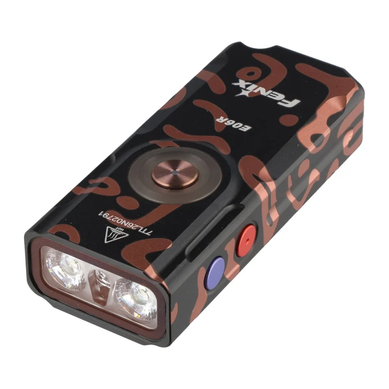 Fenix E06R Schlüsselbundleuchte Graffiti Edition – 700 Lumen mit Weißlicht, UV-Licht und Laser