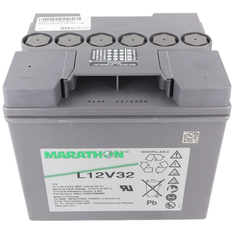 Exide Sonnenschein Marathon L12V32 12Volt 31,5Ah